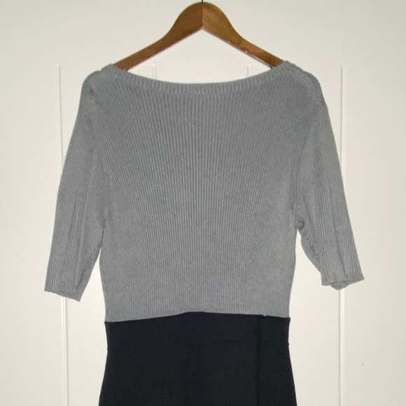 Venus Colorblock V-Neck Pullover Knee Length Sweater Dress Size‎ X-Large - Picture 3 of 6